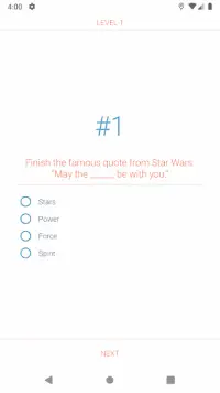 Finish the Quote Quiz - Famous Movie Lines Trivia Screen Shot 1