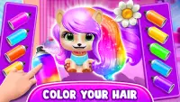 Hairstyle: pet care salon game Screen Shot 3