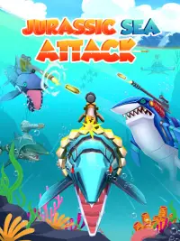 Jurassic sea attack- ジュラ紀の海の攻撃ゲーム Screen Shot 6