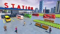 City Coach Driving: Bus Games Screen Shot 1