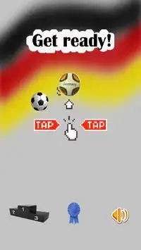 Flappy Niemcy Piłka nożna Screen Shot 0