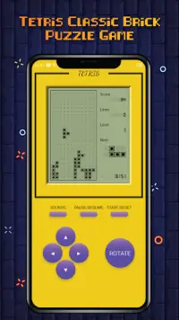 Tetris Classic Brick Block Puzzle Game Free 2021 Screen Shot 1