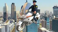 Flying Police Bike Rider 2016 Screen Shot 14