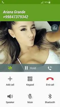 Fake Call Ariana Grande Screen Shot 1