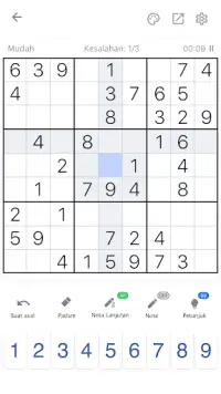 Sudoku - Permainan Teka-teki Screen Shot 0