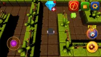 Maze Cube Game 3D: Monsters vs Man Screen Shot 1