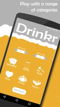 Drinkr - Drinking Game Screen Shot 0