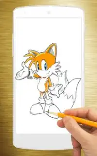 How To Draw Sonic The Hedgehog Screen Shot 1