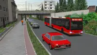 Modern Metro Bus: Busvervoer Sim 3D Screen Shot 1