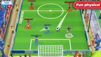 サッカーの試合: Soccer Battle Screen Shot 1