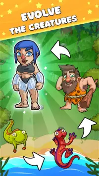 World Evolution Clicker - Merge Creatures! Screen Shot 1