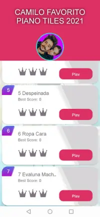 Camilo Favorito Piano Tiles 2021 Screen Shot 2