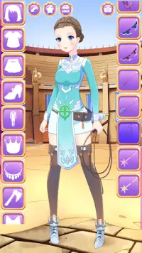 Anime RPG tưởng tượng mặc cô gái - Làm ảnh avatar Screen Shot 4