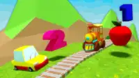Learn Numbers 1 to 10 For Toddlers - 3D Train Game Screen Shot 0