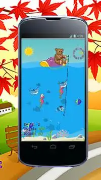 Bear fishing game free 2 Screen Shot 4