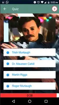 Guess Lethal Weapon Trivia Quiz Screen Shot 2