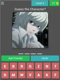 Death Note Quiz Game Screen Shot 9