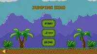 Jumping Dino - Pixel Platform Jumper Mobile Game Screen Shot 0