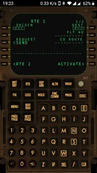 Captain Sim 757 Wireless CDU Screen Shot 2