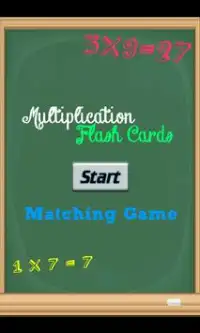 Multiplication Flash Cards Screen Shot 0