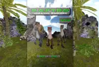 3D Jurassic Raptor Run Land Screen Shot 0