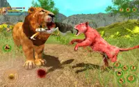 Lion Simulator Attack 3d Game Screen Shot 2