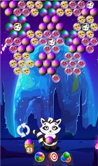 Raccoon Bubble Babies - Rescue Puzzle Screen Shot 4
