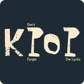 KPOP - Don't Forget the Lyrics