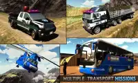 OffRoad Police USA Truck Transport Simulator Screen Shot 5