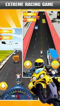 Highway Moto Bike 3D Rider Screen Shot 1