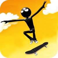 Stickman skateboard cực