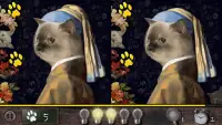 Cat! Spot the difference & Puzzle2 Screen Shot 0