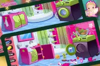 Princess baby Doll House Cleaning Screen Shot 1