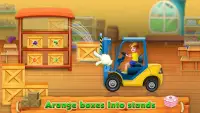 بيت مزرعة الحيوانات - لعبة زراعة سعيدة للأطفال Screen Shot 4