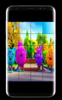 Happy bunny  puzzles Screen Shot 1