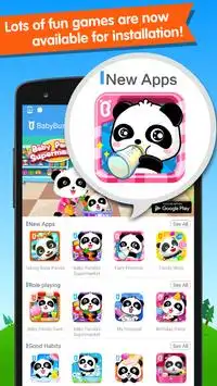 Baby Panda Games & Kids TV Screen Shot 1