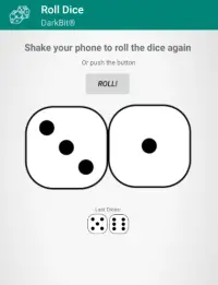 Roll Dice! (Shake Phone and Roll Dices) Screen Shot 1