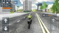 Police Bike Chase City Driving Screen Shot 4