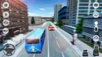 City Coach Bus Driving Mania 3D Screen Shot 0