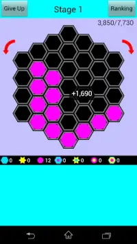 Hexagon Same Game Screen Shot 1