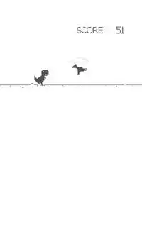 coureur t-rex! : allez dinosaure, jeu pixel chrome Screen Shot 2