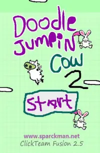 Doodle Jumping Cow 2 Screen Shot 0