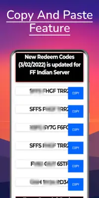 Boyah : FF redeem codes Screen Shot 2