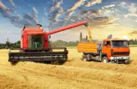 Wheat combine harvester Jigsaw Screen Shot 0