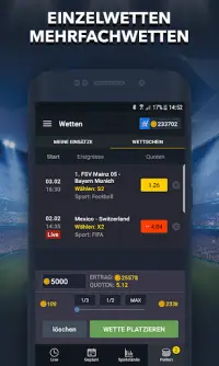 BETUP - Sportwetten Live Screen Shot 3