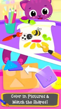 Cute & Tiny Preschool - Learning With Baby Pets Screen Shot 2
