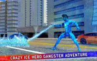 Grand Rope Hero Crime City - Flying Ice Hero Game Screen Shot 11
