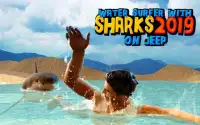 Water Surfer With Sharks 2019 On Jeep Screen Shot 0