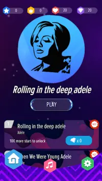 Adele : Piano Tiles 8 Screen Shot 2