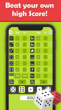 Yatzy Offline dice games without wifi 🎲🎲🎲 Screen Shot 0